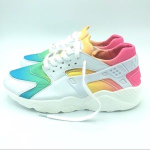 NWOB Air Huarache by Nike in Rainbow